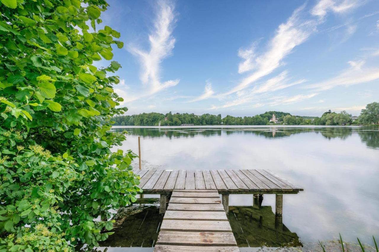Sopherl Am See - Fruehstueck Auf Der Seeterrasse, Sehr Ruhig Und Wunderschoen Am See, 3 Minuten Nach Oberpfaffenhofen, Viele Radtouren, Restaurants & Cafes In Der Umgebung Веслинг Экстерьер фото